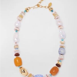 Lizzie Fortunado Concha Multicolor Beaded Necklace